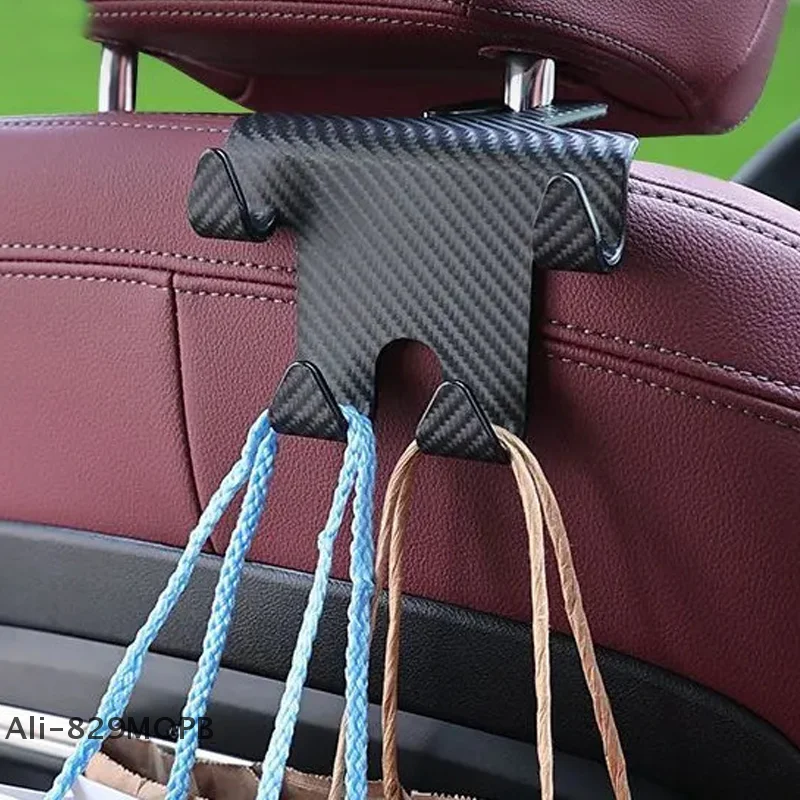 

【P】1/2Pcs Car Seat Headrest Hook Hanger Storage Organizer Universal For Handbag Purse Coat Fit Universal Vehicle