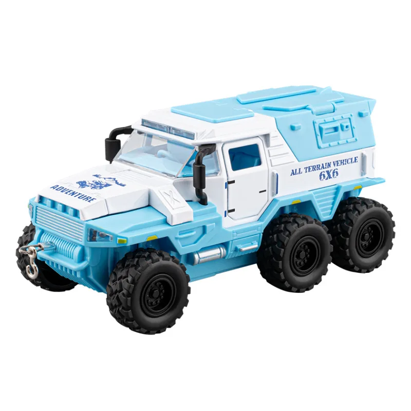 

Car To 1:32 Conqueror Armored Car Simulation Alloy Off-Road Vehicle Model Children's Sound and Light Pull Back Toy Car