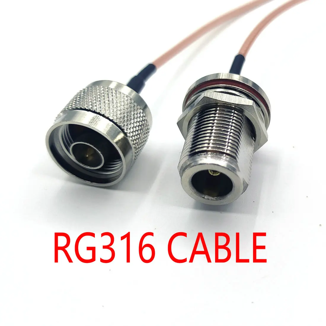 

20pcs N female bulkhead to N male connector RG316 cable