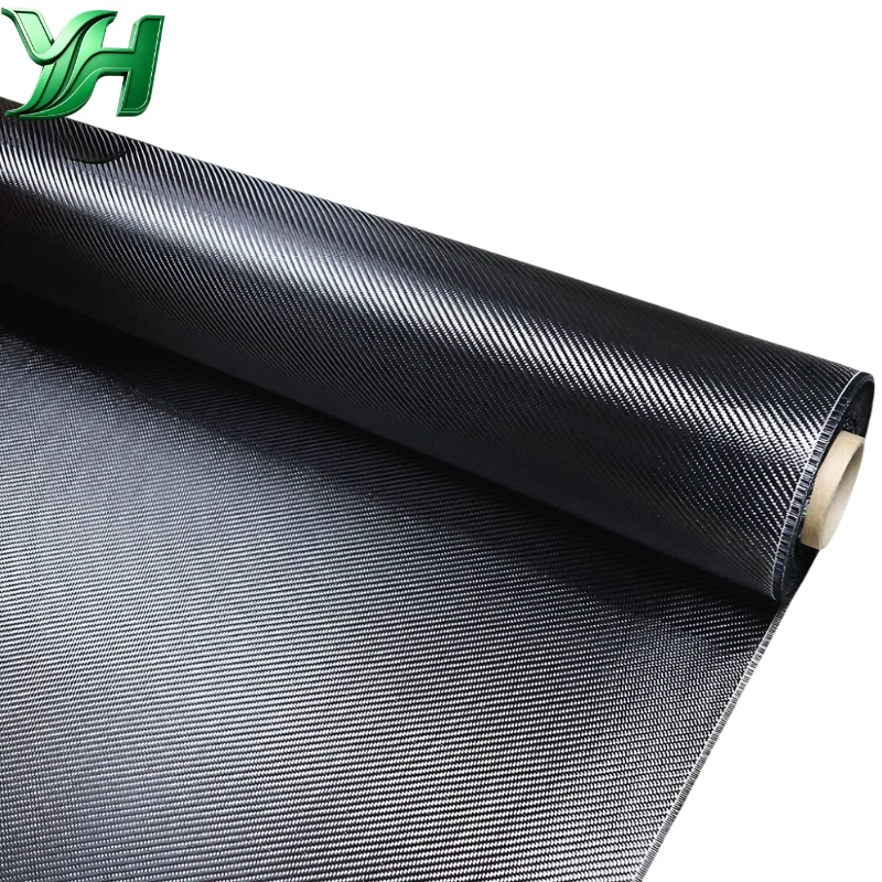 3K 210gsm Twill Carbon Fiber Fabric – High Strength Epoxy Resin Cloth for Auto Car Hood Roof Interior Dashboard Wrapping