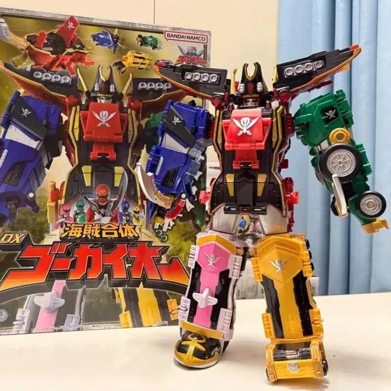 

Original Bandai Dx Gokai Oh Kaizoku Sentai Gokaiger Hero Robot Collectible Action Figure Toys For Adult Hobby Collection Display