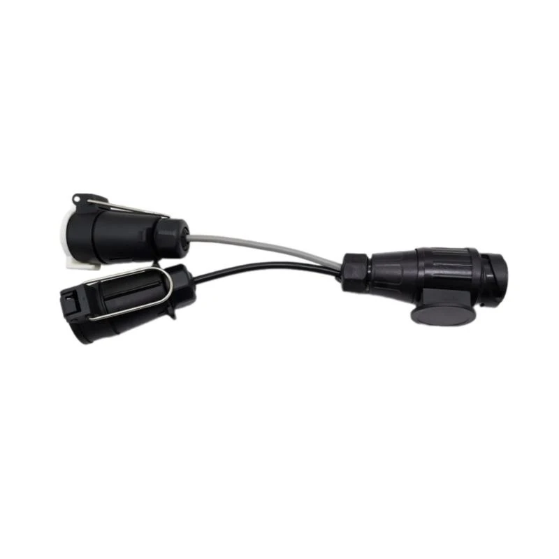 

y1gd 7way Heavy Duty 7 Pin to 13 Pin Plug Inline Trailer Cord for Truck Campers Cable Wire Waterproof Corrosion Resistant