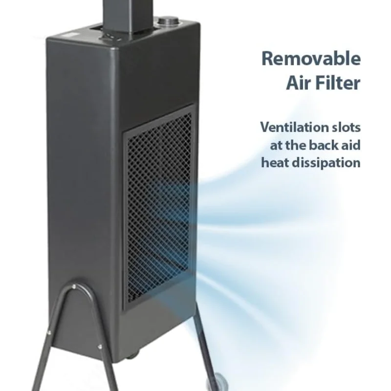 مجفف شعر مكيف بغطاء للرأس من سكينACT بقدرة 1150 وات مع حامل، ومؤقت لمدة 60 دقيقة، ودرجة حرارة قابلة للتعديل، وزاوية وارتفاع قابل للتعديل