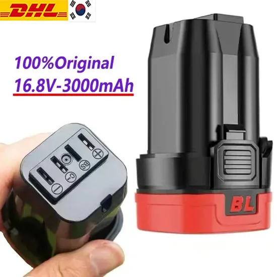 100%New 16.8V/18V 3000mAh Battery for Dongke JAVN Battery, Brushless Small Steel Gun, Starter, Brushless Lithium