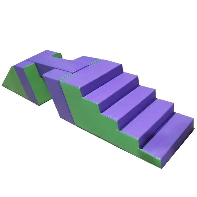 أطفال داخلي رغوة لينة معدات الصالة الرياضية النشطة اللعب لينة متسلق مجموعة طفل الزحف تسلق انزلاق منطقة اللعب الناعمة للطفل