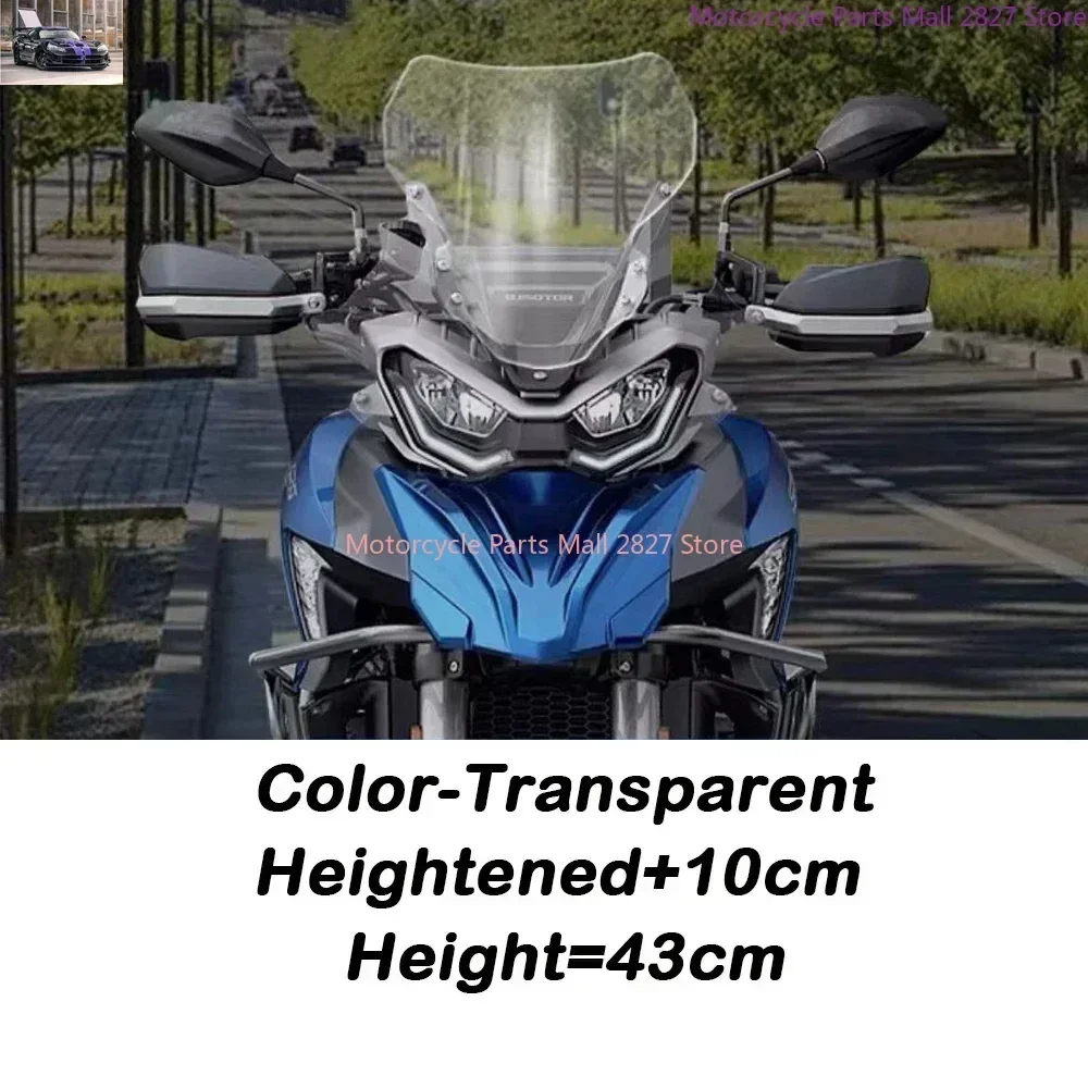 SRT800X Accessories Motorcycle Heightened Windshield For QJMOTOR QJ SRT800 SRT750 QJ750-7A 750X 800X QJ SRT 800X Windshield