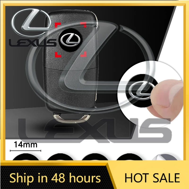 

Наклейки для интерьера автомобиля 2026: Горячая новинка! Алюминиевые наклейки-эмблемы для ключей Lexus F SPORT ES RX NX LS UX LM LX G