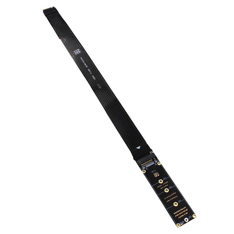 Dual Protocol PCIE4.0 M.2 M Key NVME Extension Cable Riser Card SSD Adapter For 2230 2242 2260 2280 M.2 PCI-e / M2 NGFF SATA SSD