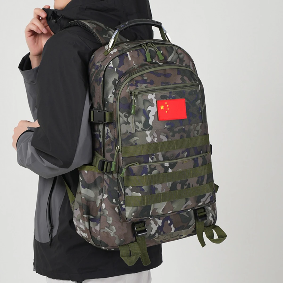 

Tactical Backpack, High-Quality Camping and Military Commemorative Bag, Multi-Functional Field Operation Camouflage Backpack, Men's Outdoor Backpack for Students