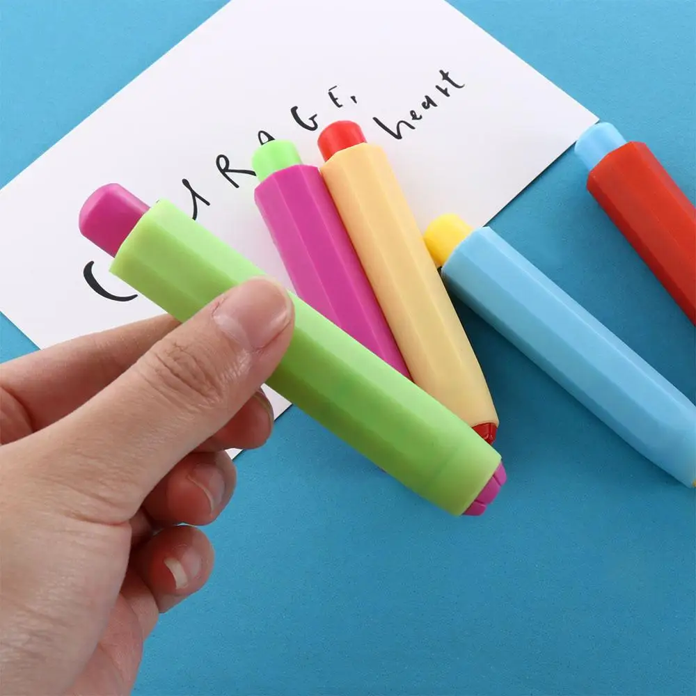 Offuce Teaching On Chalkboard School Supplies Healthy Clean Teaching Hold Chalk Holder Non-toxic Chalk Accessories Chalk Clip