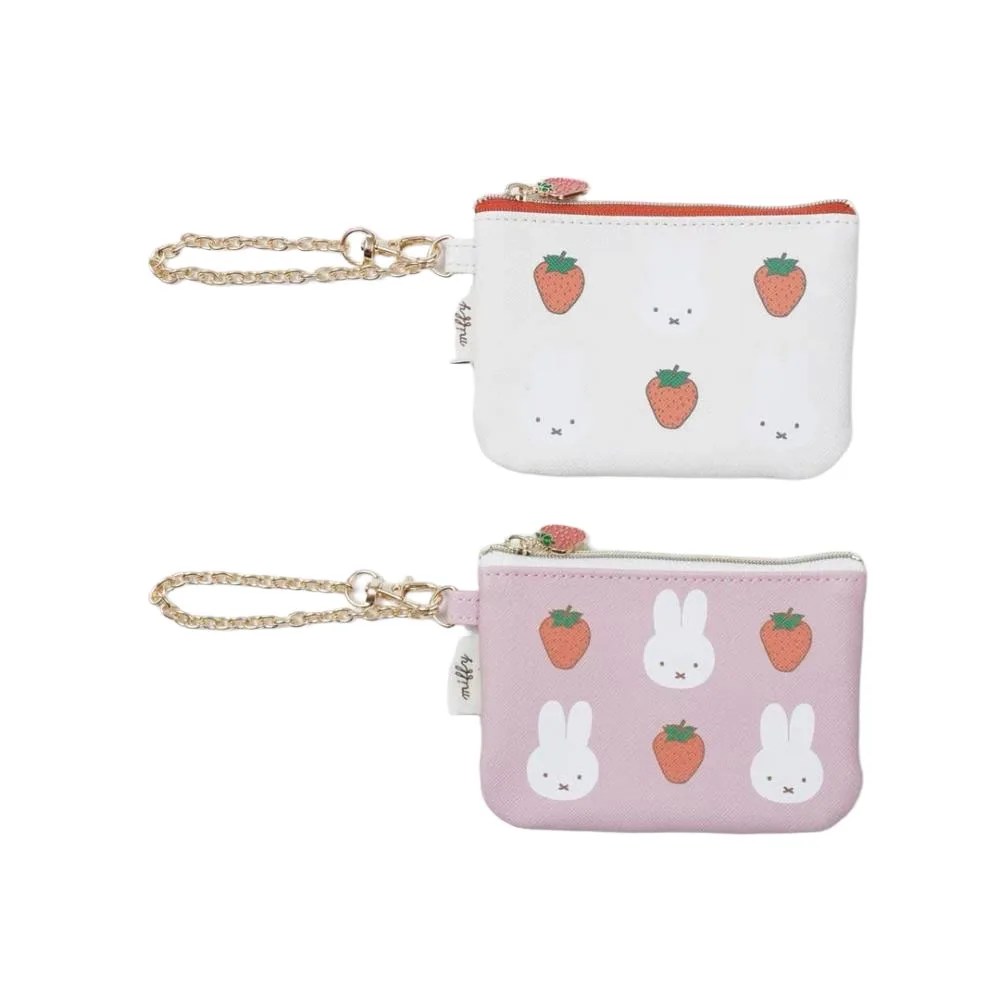 

Сумка для хранения Miffy Rabbit, милый мультяшный простой креативный Kawaii Boutique, портативный кошелек для монет, подвесная сумка, кулон для девочек, подарок
