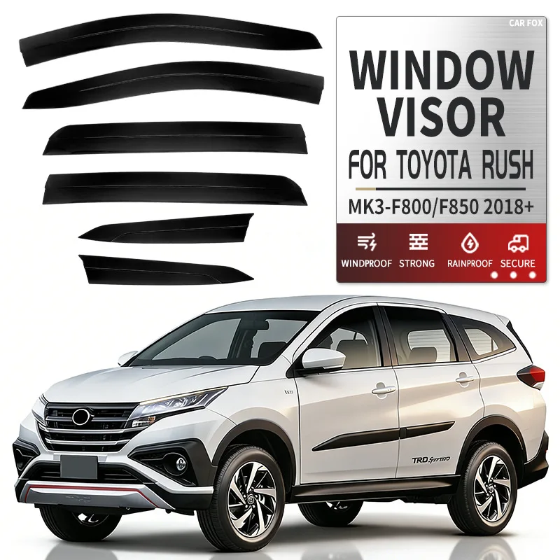 

Подходит для Toyota RUSH: дефлекторы окон и защита от дождя для зеркал заднего вида Yumei TOYOTA RUSH.