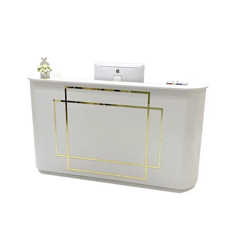 

us-Retail Boutique Shop Cashier Desk Furniture Cash Checkout Counter Table！