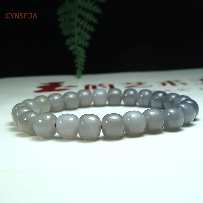 CYNSFJA New Real Rare Certified Natural Chinese Hetian Jade Nephrite Lucky Jade Bracelets Purple High Quality Elegant Gifts