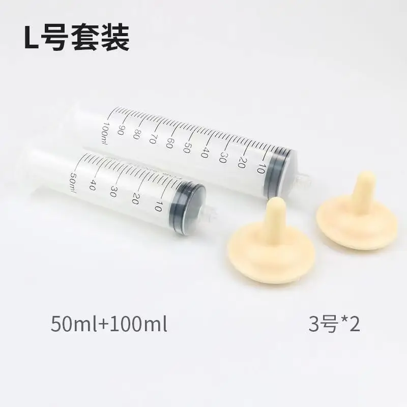 Pet Milk Feeding Nursing Syringe Nipple Kit for Pet Dog Puppy Cat Kitten Nurser Feeding Replacement Nipples for Pet