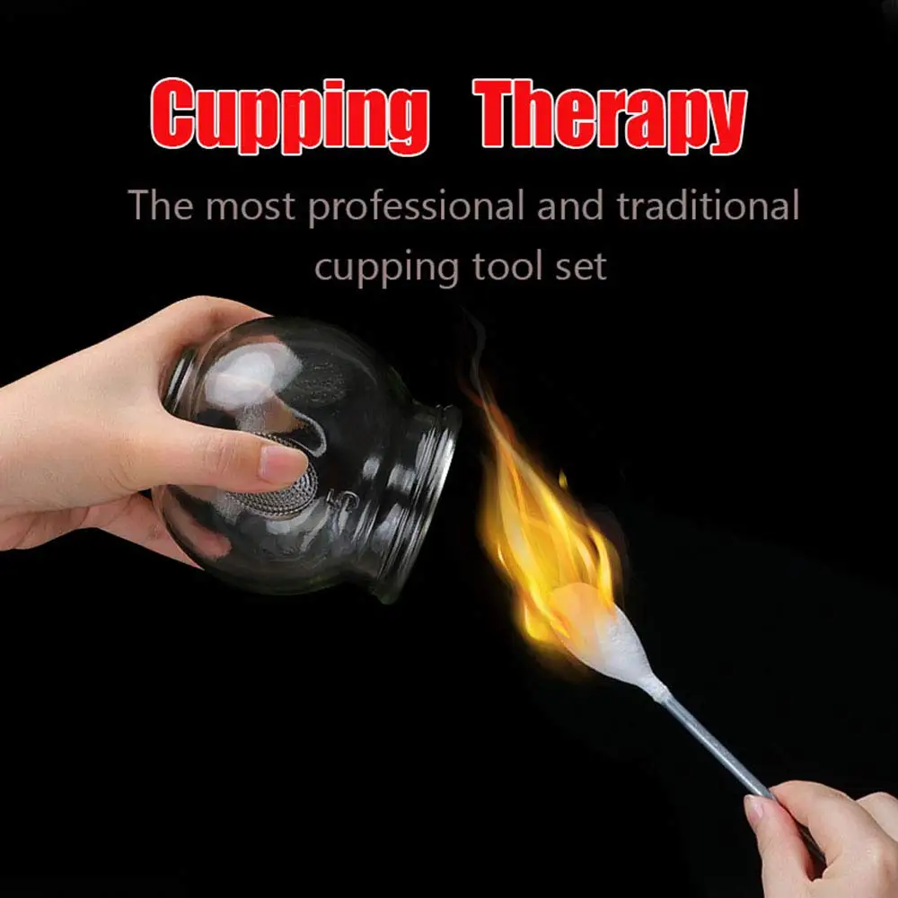 1pc Glass Cupping Therapy Massage Suction Cups Glass Cupping Therapy Cupping Therapy Device Cupping Cups Massage Fire Glass