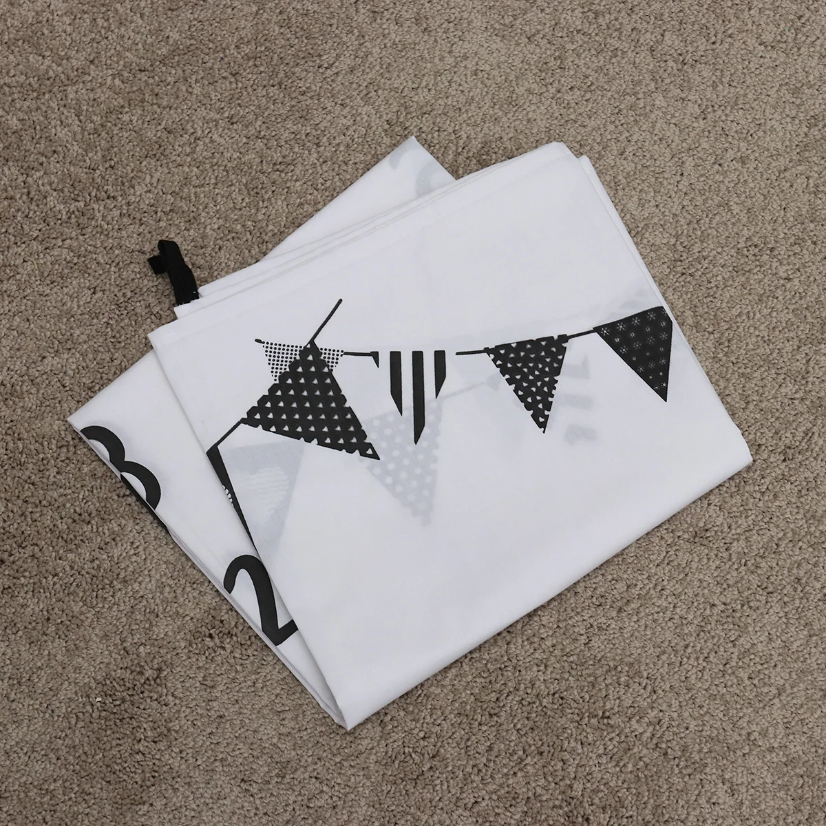 

Monthly Baby Milestone Blanket Newborn Photography Blanket Baby Shower Props Background Swaddle Cover for Girl Boy Hundred Days