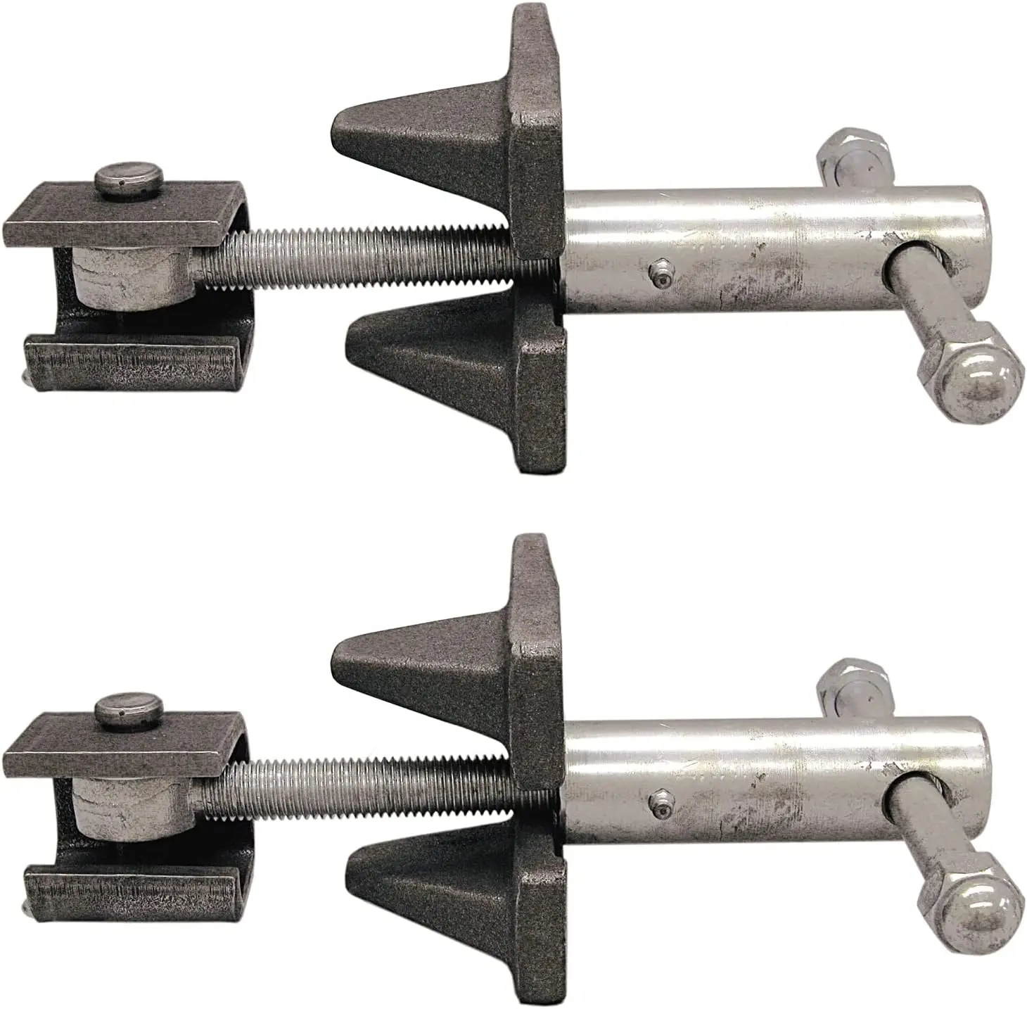 

Steel Tailgate Latch Assembly with Forged Brackets and Clevis, 2 Pack for Dump Trucks & Trailers
