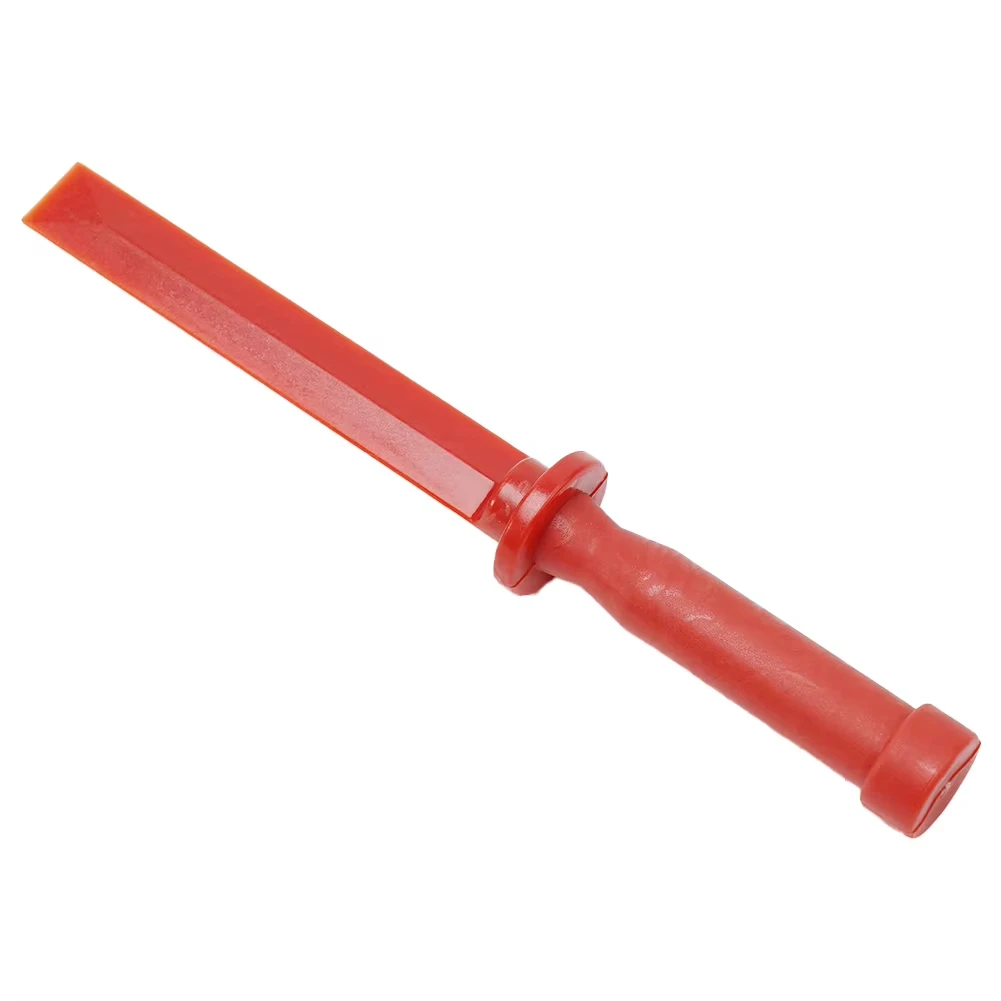 Scraping Tool Tire Weight Scraper Red Vibrant Color Tire Scraper Auto Fastener Bright Red Color Compact Size Tool