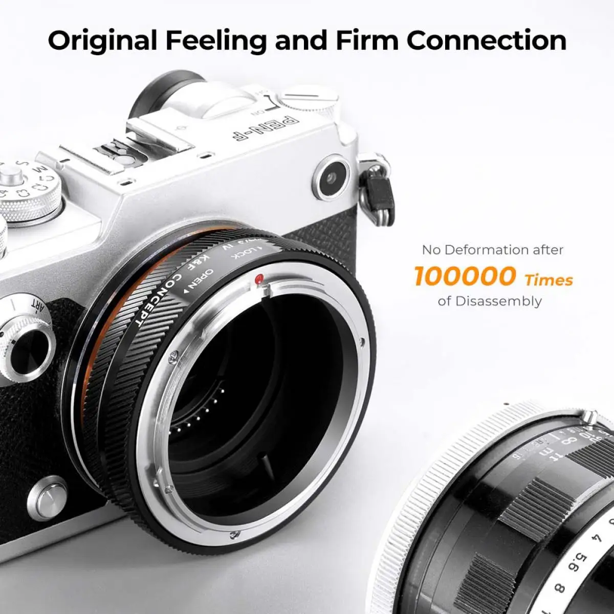 K & F คอนเซปต์ FD-M4/3 Pro Canon fd/fl เมาท์เลนส์กับ M4/3วงแหวนอะแดปเตอร์บอดี้กล้องพร้อมเคลือบแลคเกอร์สำหรับ Olympus Panasonic Lumix