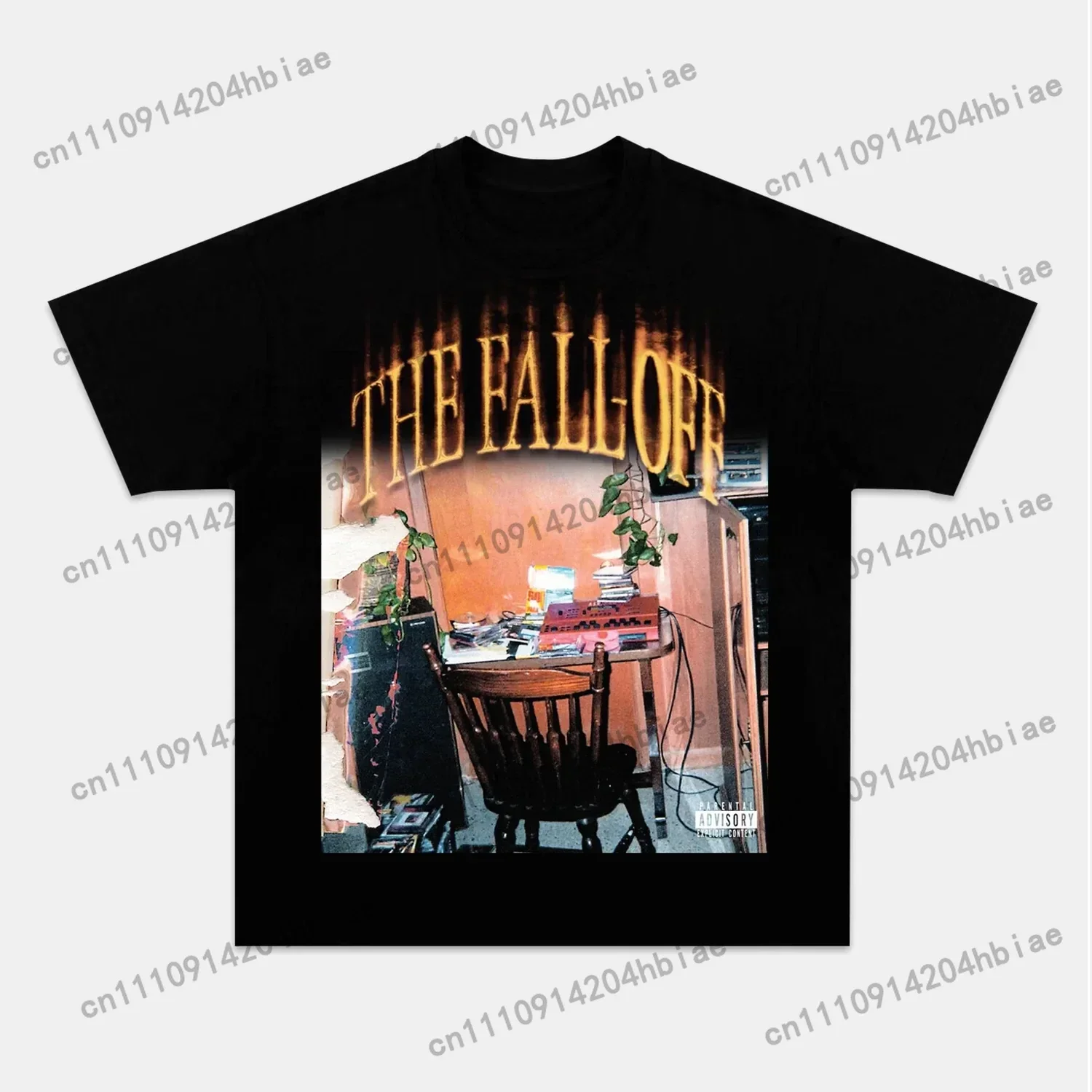 J. Cole The Fall Off album graphics Cotton shirt unisex Y2k Hip hop Style Retro 2026 Summer Men's Short sleeve Tshirt fan gift