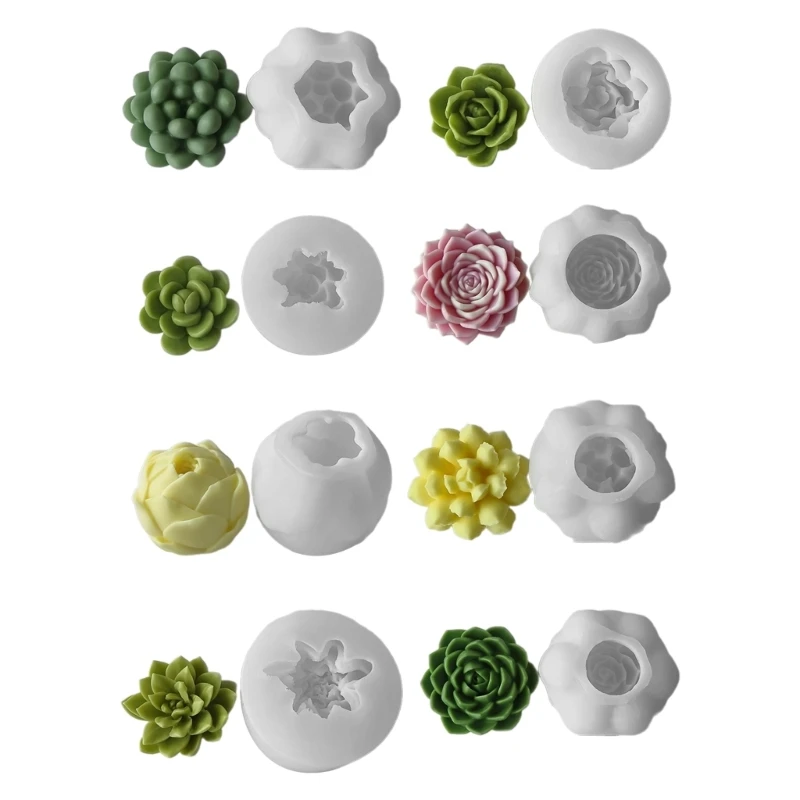 

Unique Molds Succulent Resin Project Molds DIY Ornament Molds