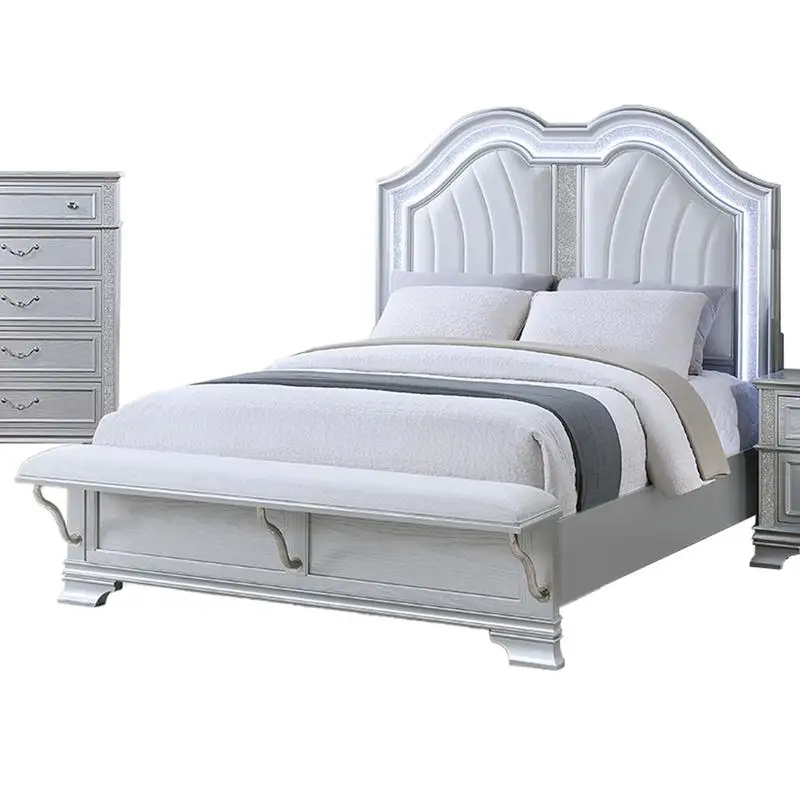 Elegant Queen Bed 6
