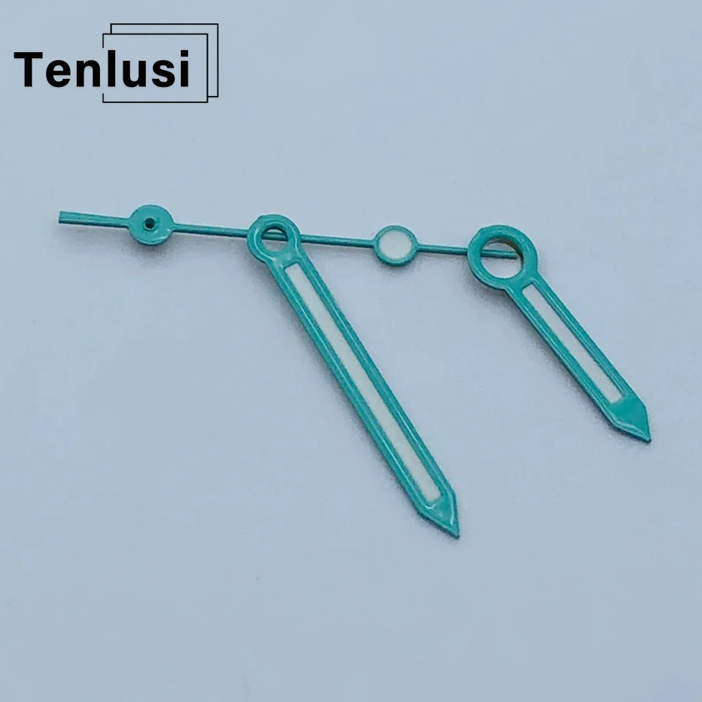 Tenlusi Luminous Watch Hands for NH35 NH36 NH38 NH39 NH70 NH72 Models - Green Color with Silver Black Red Blue Sky Blue Options image 4