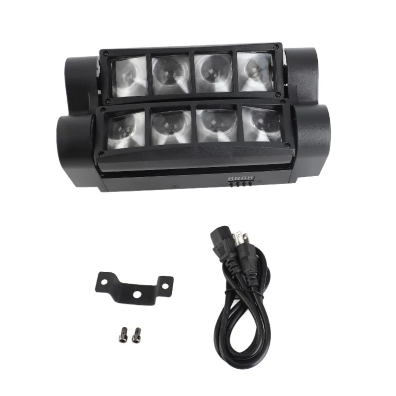 

Spider Moving-Head DJ Light LED Beams 8x3W RGBW Stage Light For Party Club Bar Disco