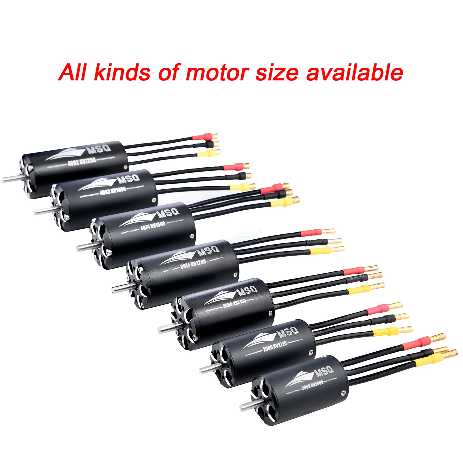 

MSQ High Power 2040/2440/2950/2960/2972/3650/3660/3674/3682/4074/4082/4082/4092 Бесщеточный двигатель 4-полюсный для радиоуправляемой морской лодки Cat/O Boat