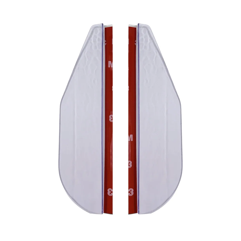 2 STUKS Auto Achteruitkijkspiegel Regen Wenkbrauw Koolstofvezel Zonneklep Schaduw Cover Protector Clear Vision voor Regen Auto Spiegel Accessoires