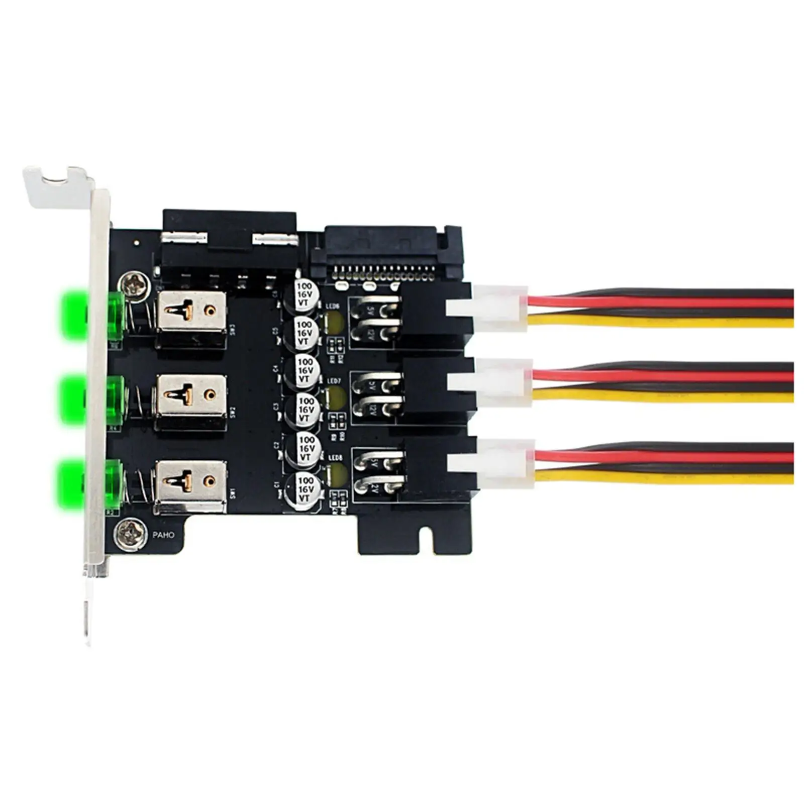 4 Way HDD Power Switch Replaces Parts Accessories Durable for Desktop