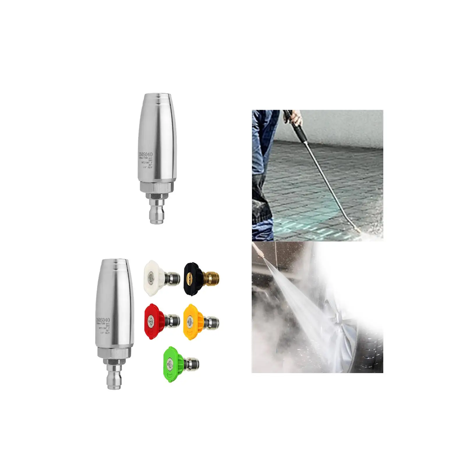 

Cleaning Spray Ball Male Thread Quick Connector Fittings Rotating Spray Ball