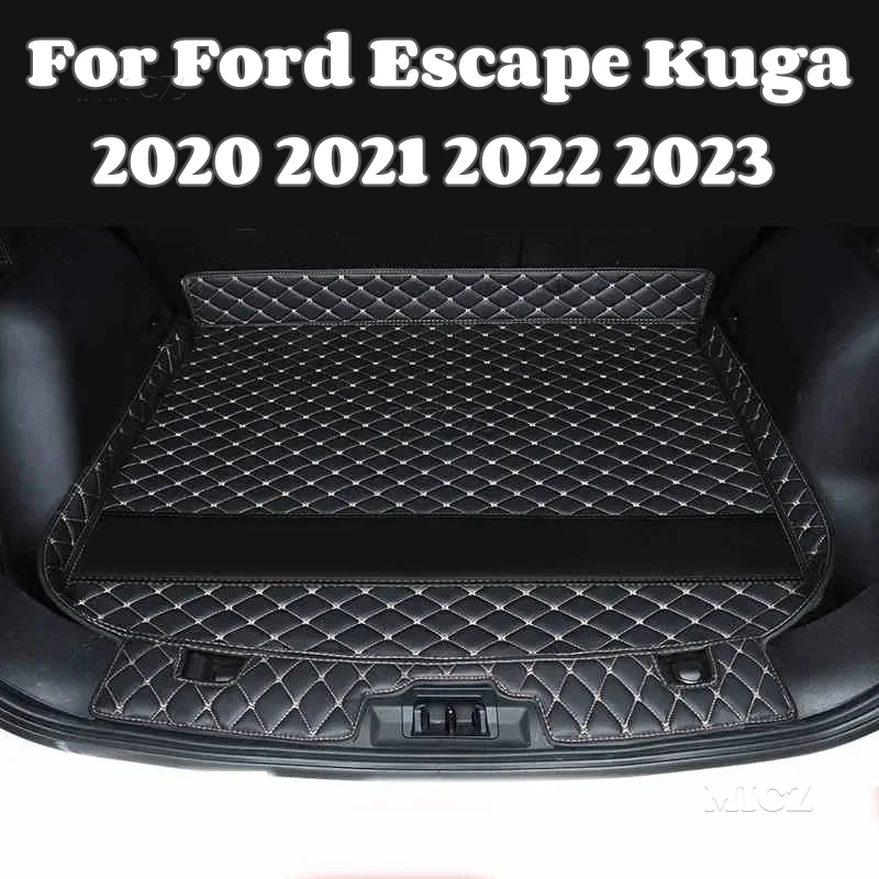 

For Ford Escape Kuga 2020 2021 2022 2023 Rear Trunk Liner Cargo Floor Tray Carpet Mud Kick Protector Cover Fit