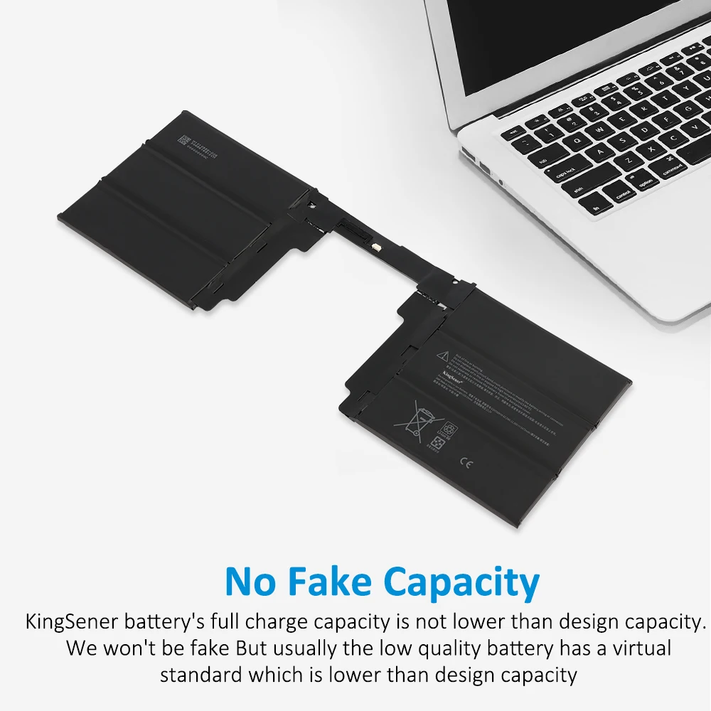 KingSener G3HTA040H G3HTA041H Laptop Battery For Microsoft Surface Book 2 2nd Gen (15-Inch, Model 1793)  Keyboard 11.36V 5473mAh - Image 3