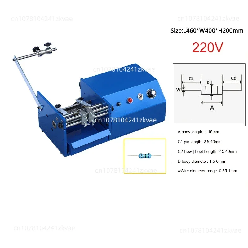 U-shaped/F-shaped Manual Resistors Axial Lead Bending Cut Forming Machines Hand Crank Resistance Forming Machine