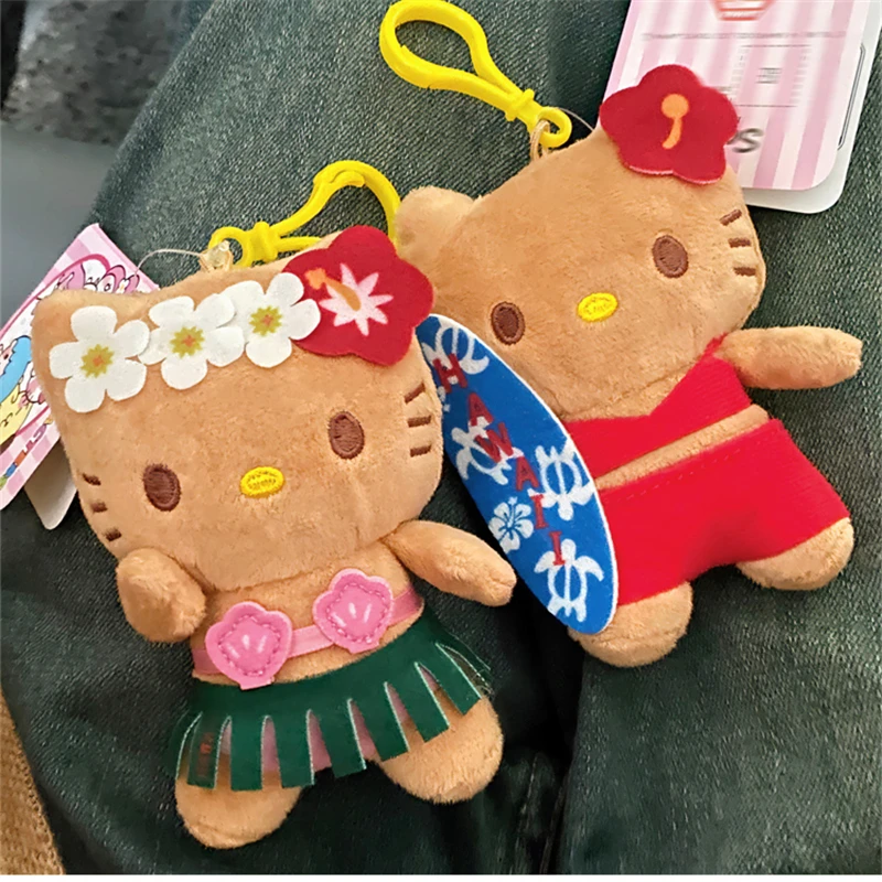 子供のためのハローキティキーホルダー,限定版,ぬいぐるみペンダント,おもちゃ,クリスマスプレゼント