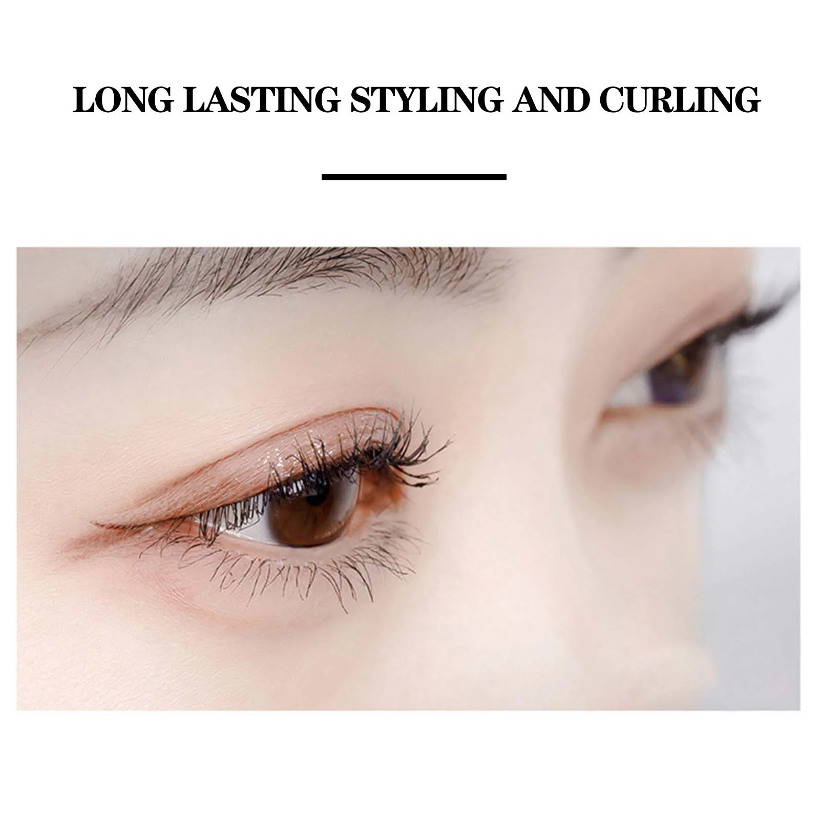 Vibely Eyelash Base Shaping Cream Mascara Fine Brush Head Waterproof Curling Non-Blooming Long-Lasting Shaping Liquid