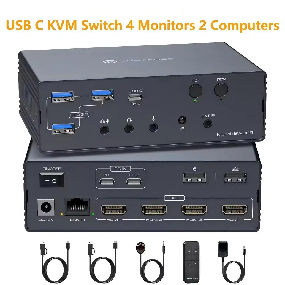 Usb C Kvm Switch Do… - image