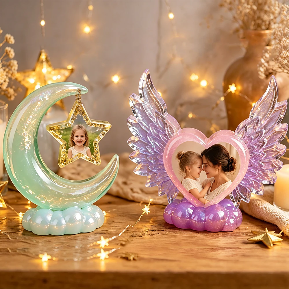 S0308 Heart Shaped Photo Frame - огляд і ціна Resin Art Design