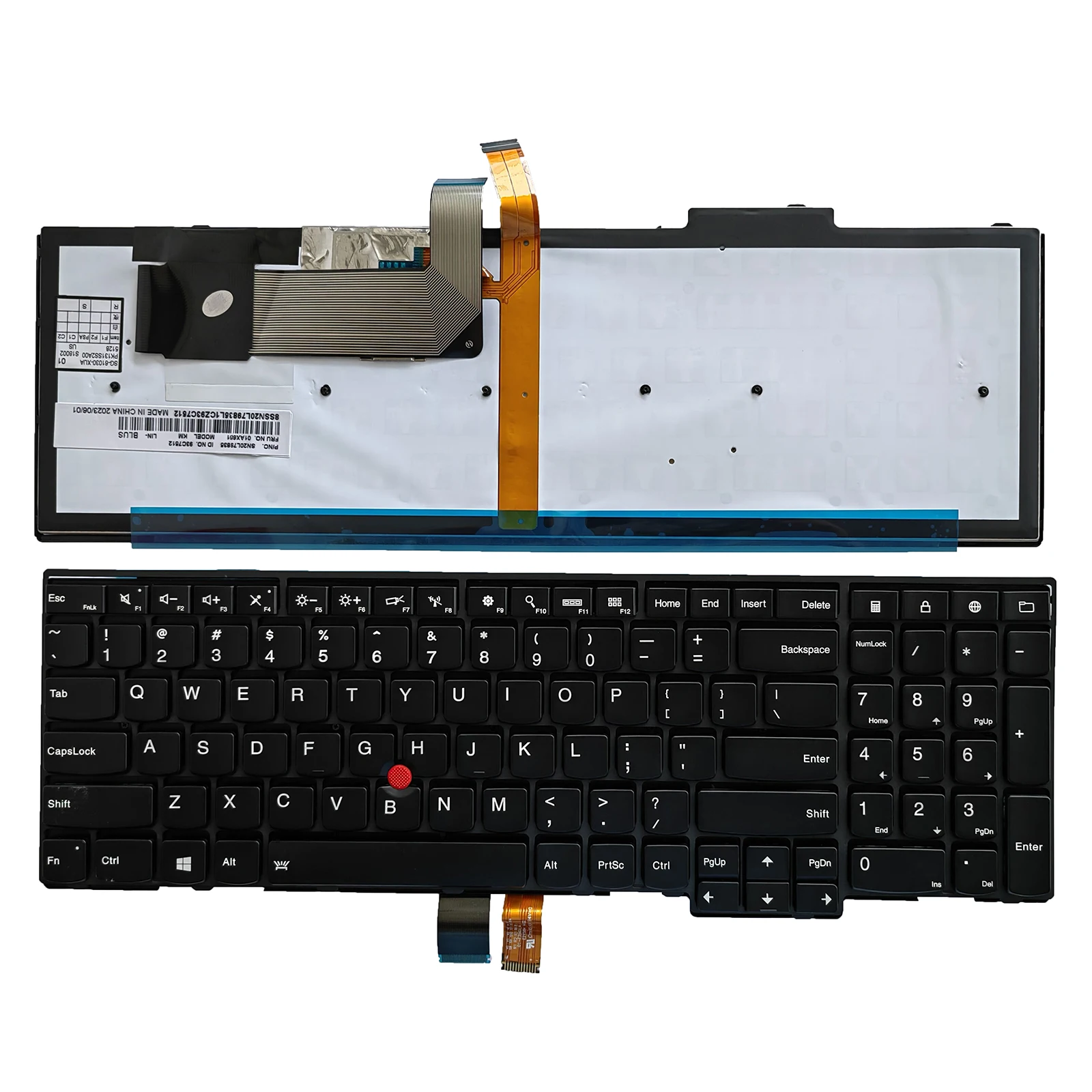 Teclado de diseño estadounidense para LENOVO IBM ThinkPad E531 E540 W540 W541 W550 E545 T540 T550 T560 L540 L560 T540P 04Y2660 04Y2348 04Y2387