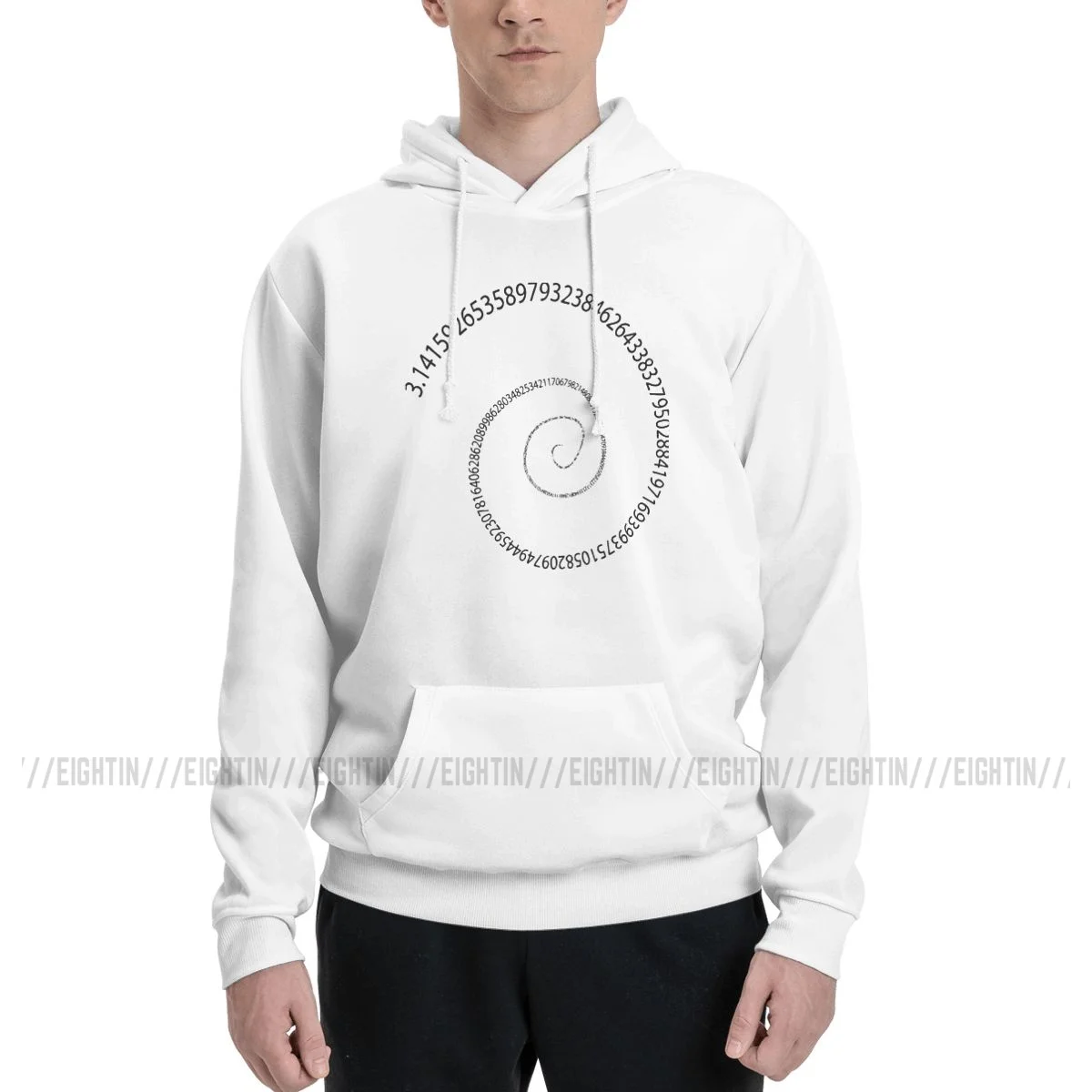 

Black Pi Spiral Street Sweatshirts Men Women Math Pie Mathematics School Student Geek Oversized Hoodies Autumn Pullover