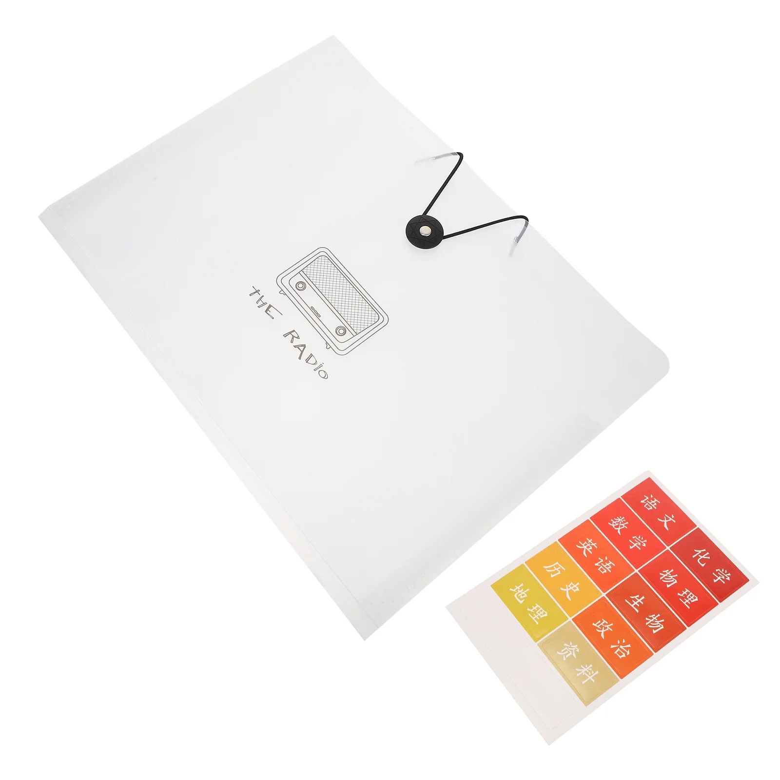 

Folder Office File Bag Plastic Accordion Document Portable Organizer Storage White Holder