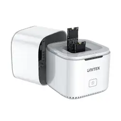 Док-станция UNITEK Dual Bay M2, USB 3,2, 10 Гбит/с