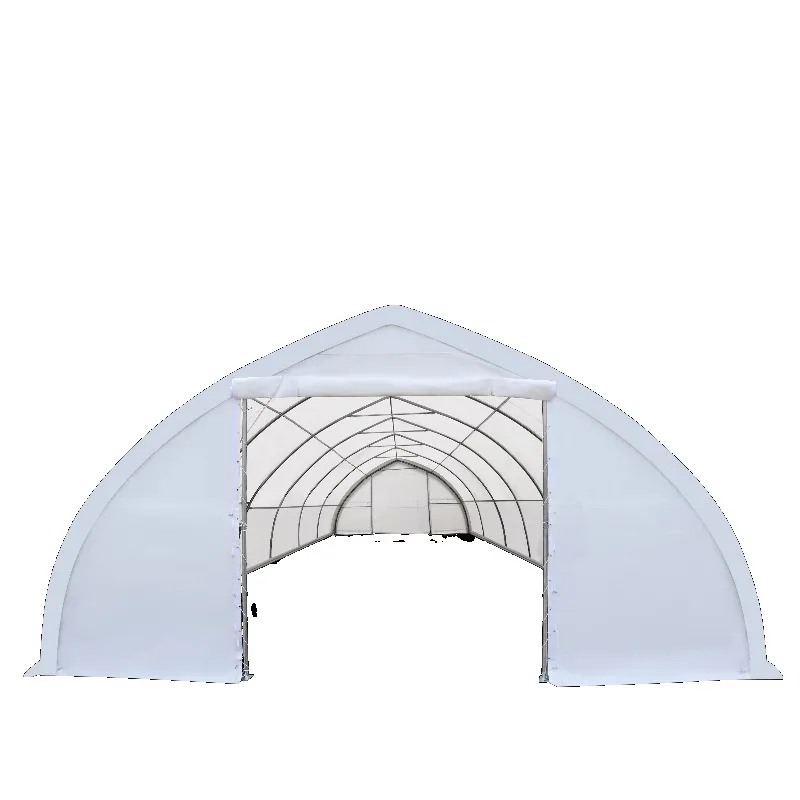 2026 Factory Direct Sell Single Truss Foldable Waterproof Galvanized Steel 1800 Sq. Ft. Bolt Outdoor Car Shelter Garage Bus Park