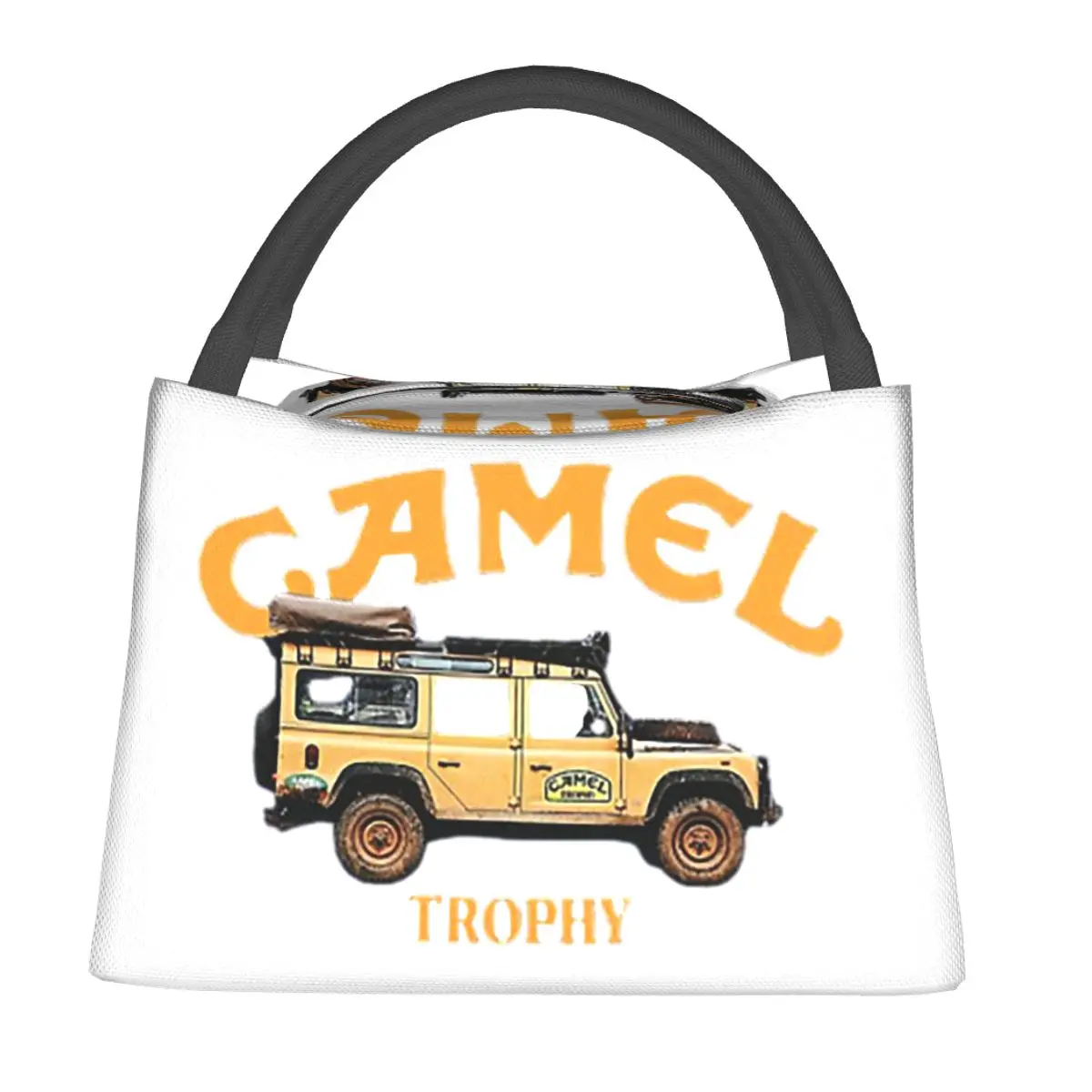 Camel Trophy Defender 110 Lunch Bags Insulated Bento Box Lunch Tote Picnic Bags Cooler Thermal Bag for Woman Student Travel