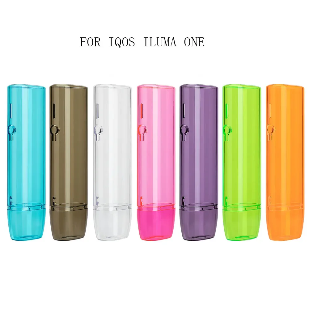 2 in1 7 Colors Transparent Cover for IQOS ILUMA ONE Protection Silicone Cover for ICOS ILUMA One Accessories