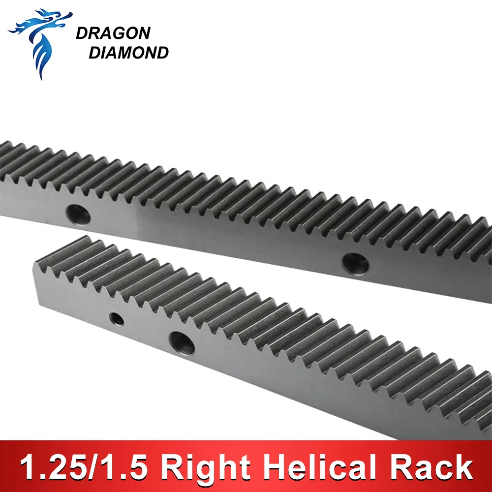 

1.25/1.5 Mod Helical Rack 22x25x671mm 22x25x1400mm Tooth Wheel Zipper Precision CNC Rack Milling Engraving Diy Lathe Router