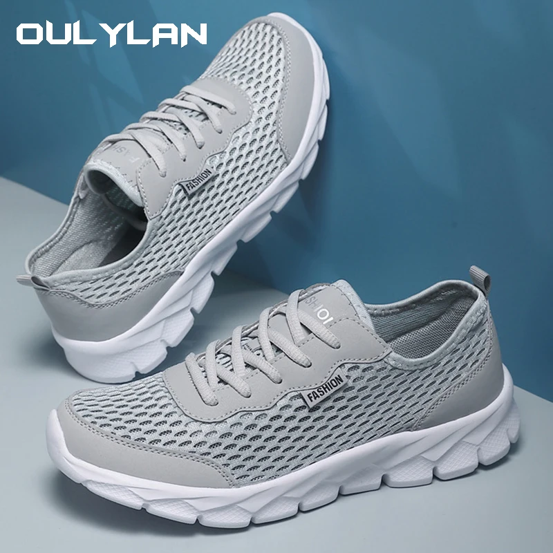 

New Men's Sneakers Thick Sole Comfortable Casual Shoes Men Breathable Running Shoes Summer Man Tennis Shoes Large Size