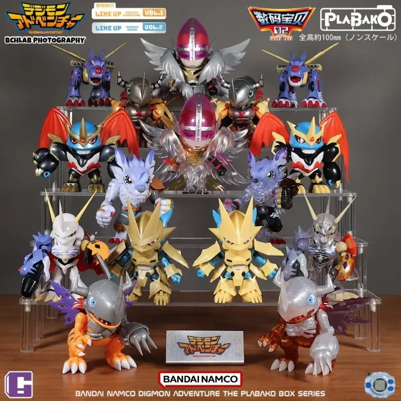 

Bandai Namco Digimon Plabako Series Vol 2 Blind Box Assemble 100mm Action Figures Car Ornaments Collectible Model Gifts For Boys